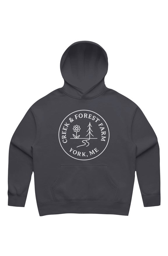 Wo&amp;#39;s Relax Hood-White on Pink Logo