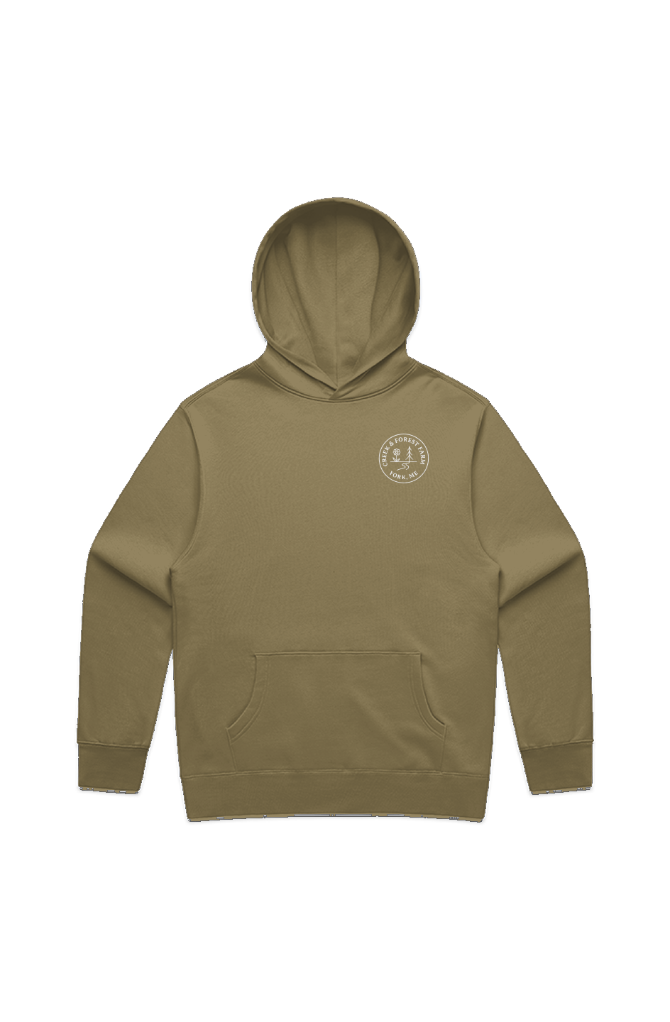 Creek & Forest Men's Hoodie (Small Logo)